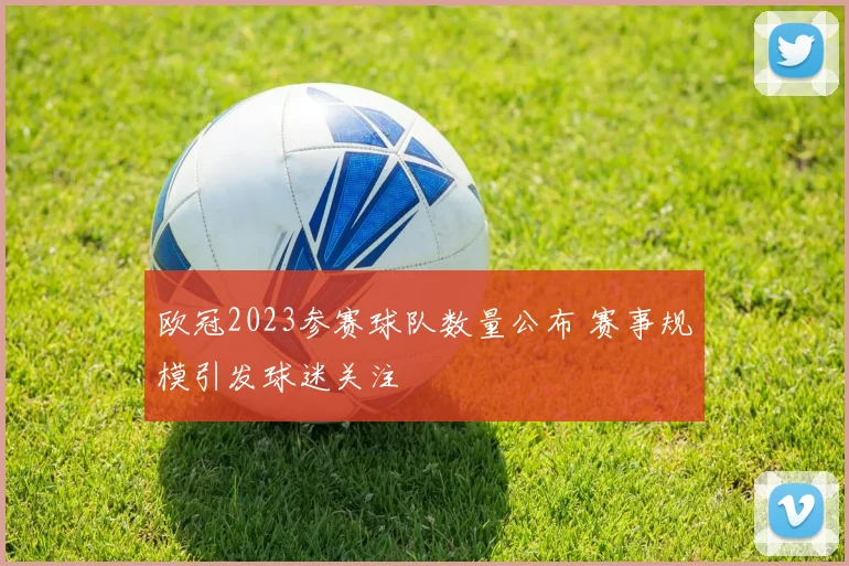 欧冠2023参赛球队数量公布 赛事规模引发球迷关注